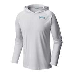Seattle Mariners Terminal Tackle Omni-Shade Pullover Hoodie - White | Columbia