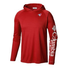 Toronto Blue Jays Terminal Tackle Omni-Shade Pullover Hoodie - Red | Columbia