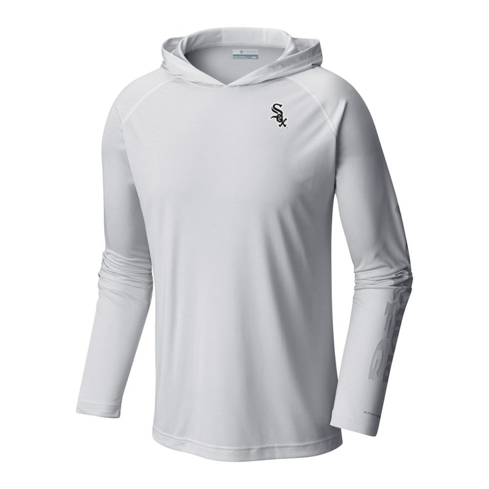 Chicago White Sox Terminal Tackle Omni-Shade Pullover Hoodie - White | Columbia