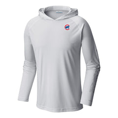 Chicago Cubs Terminal Tackle Omni-Shade Pullover Hoodie - White | Columbia