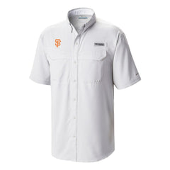 San Francisco Giants Omni-Wick Low Drag Offshore Button-Up Shirt - White | Columbia