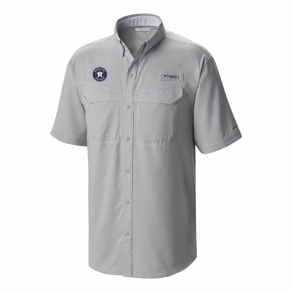 Houston Astros Omni-Wick Low Drag Offshore Button-Up Shirt - Gray | Columbia