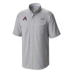 Arizona Diamondbacks Omni-Wick Low Drag Offshore Button-Up Shirt - Gray | Columbia