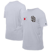 San Diego Padres Japanese Flag T-Shirt - White | New Era