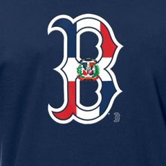 Boston Red Sox Dominican Republic Flag Logo T-Shirt - Navy | New Era