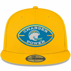 Los Angeles Chargers New Era Charger Power 59FIFTY Fitted Hat - Gold on sale
