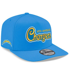 Los Angeles Chargers New Era Charger Power A-Frame 9FIFTY Snapback Hat - Powder Blue on sale