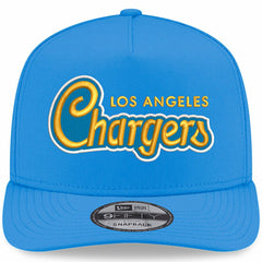 Los Angeles Chargers New Era Charger Power A-Frame 9FIFTY Snapback Hat - Powder Blue on sale