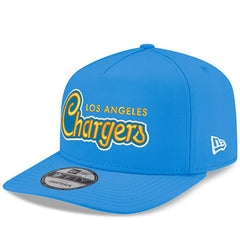 Los Angeles Chargers New Era Charger Power A-Frame 9FIFTY Snapback Hat - Powder Blue on sale