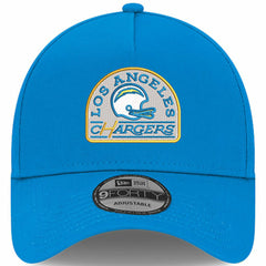 Los Angeles Chargers New Era Charger Power A-Frame 9FORTY Trucker Adjustable Hat - Powder Blue for sale
