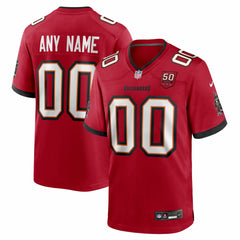 Tampa Bay Buccaneers 50th Season Custom Game Jersey - Red | Nike for sale