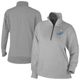 Los Angeles Dodgers Women's Birchwood Hills Quarter-Zip Pullover - Gray | Columbia