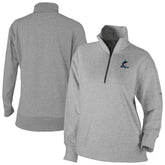 Miami Marlins Women's Birchwood Hills Quarter-Zip Pullover - Gray | Columbia