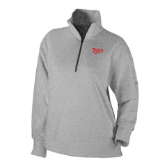 Minnesota Twins Women's Birchwood Hills Quarter-Zip Pullover - Gray | Columbia