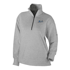 New York Mets Women's Birchwood Hills Quarter-Zip Pullover - Gray | Columbia