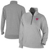 Washington Nationals Women's Birchwood Hills Quarter-Zip Pullover - Gray | Columbia