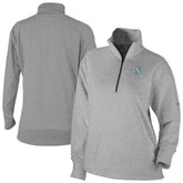 Seattle Mariners Women's Birchwood Hills Quarter-Zip Pullover - Gray | Columbia