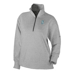 Seattle Mariners Women's Birchwood Hills Quarter-Zip Pullover - Gray | Columbia