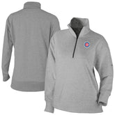 Chicago Cubs Women's Birchwood Hills Quarter-Zip Pullover - Gray | Columbia