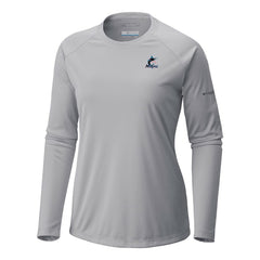 Miami Marlins Tidal Tee II Long Sleeve T-Shirt - Gray | Columbia