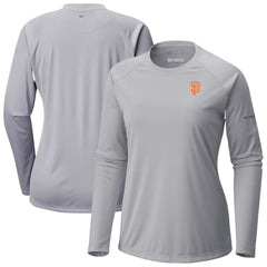 San Francisco Giants Tidal Tee II Long Sleeve T-Shirt - Gray | Columbia