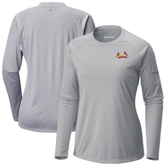 St. Louis Cardinals Tidal Tee II Long Sleeve T-Shirt - Gray | Columbia