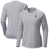 Los Angeles Angels Tidal Tee II Long Sleeve T-Shirt - Gray | Columbia