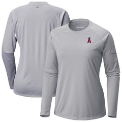 Los Angeles Angels Tidal Tee II Long Sleeve T-Shirt - Gray | Columbia