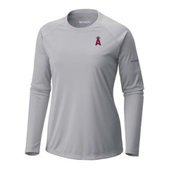 Los Angeles Angels Tidal Tee II Long Sleeve T-Shirt - Gray | Columbia