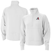 Arizona Diamondbacks Women's Wickhams Hills Raglan Omni-Wick Quarter-Zip Pullover - White | Columbia