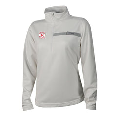 Boston Red Sox Women's Skiff Guide Fleece Half-Zip Pullover Jacket - White | Columbia