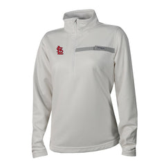 St. Louis Cardinals Women's Skiff Guide Fleece Half-Zip Pullover Jacket - White | Columbia