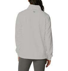 Tampa Bay Rays Women's Skiff Guide Fleece Half-Zip Pullover Jacket - White | Columbia