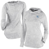 Kansas City Royals Women's Omni-Wick Sunday Ball Raglan Pullover Hoodie - White | Columbia