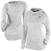 Toronto Blue Jays Women's Omni-Wick Sunday Ball Raglan Pullover Hoodie - White | Columbia