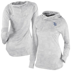 Tampa Bay Rays Women's Omni-Wick Sunday Ball Raglan Pullover Hoodie - White | Columbia