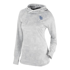 Tampa Bay Rays Women's Omni-Wick Sunday Ball Raglan Pullover Hoodie - White | Columbia