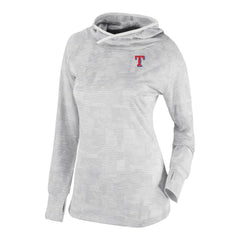 Texas Rangers Women's Omni-Wick Sunday Ball Raglan Pullover Hoodie - White | Columbia