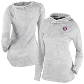 Washington Nationals Women's Omni-Wick Sunday Ball Raglan Pullover Hoodie - White | Columbia