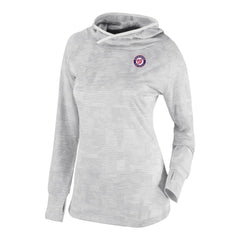 Washington Nationals Women's Omni-Wick Sunday Ball Raglan Pullover Hoodie - White | Columbia