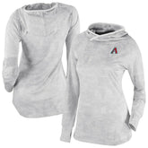Arizona Diamondbacks Women's Omni-Wick Sunday Ball Raglan Pullover Hoodie - White | Columbia