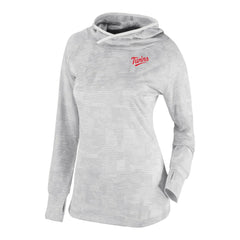 Minnesota Twins Women's Omni-Wick Sunday Ball Raglan Pullover Hoodie - White | Columbia