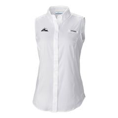 Colorado Rockies Women's Tamiami Sleeveless Shirt - White | Columbia