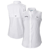 Houston Astros Women's Tamiami Sleeveless Shirt - White | Columbia