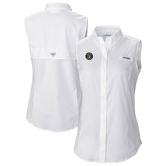 Milwaukee Brewers Women's Tamiami Sleeveless Shirt - White | Columbia