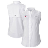 Cleveland Guardians Women's Tamiami Sleeveless Shirt - White | Columbia