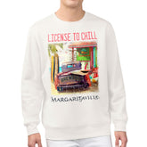 Milwaukee Brewers Margaritaville License to Chill Fleece Sweatshirt - Cream