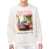 New York Yankees Margaritaville License to Chill Fleece Sweatshirt - Cream