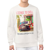 Athletics Margaritaville License to Chill Fleece Sweatshirt - Cream