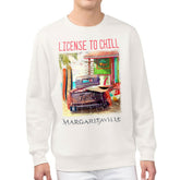 Detroit Tigers Margaritaville License to Chill Fleece Sweatshirt - Cream